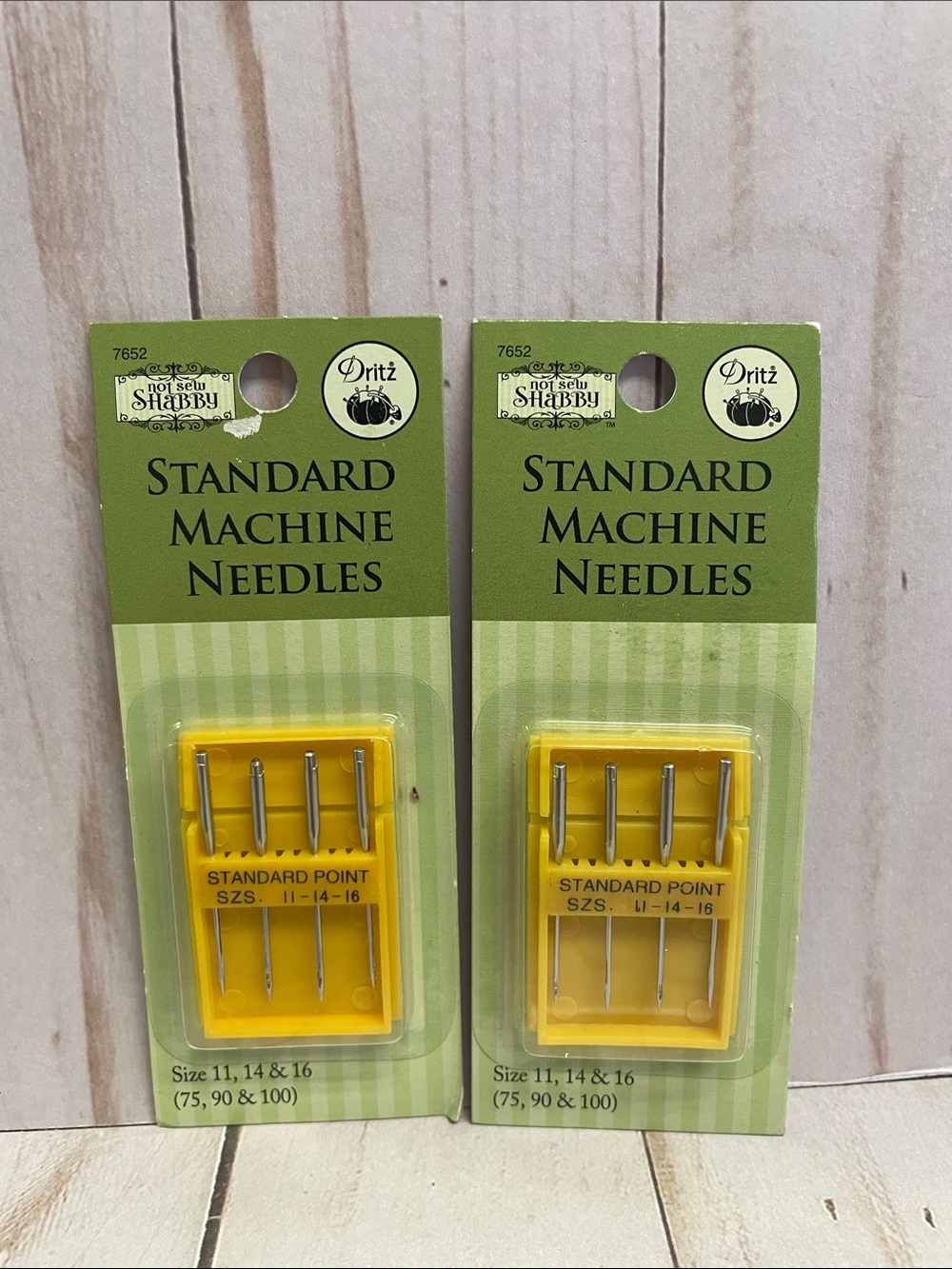 Dritz Standard Machine Needles 2 Pack (Sizes 11,14,16)